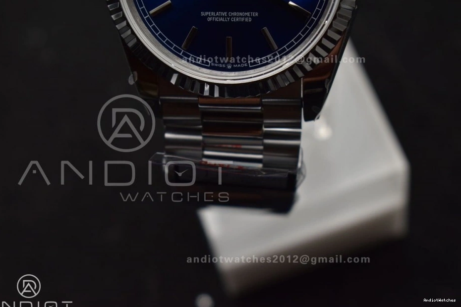 vr3255 DayDate SS V5 Blue Bracelet 36 Best Edition on (Gain Steel 904L Dial President Weight) QF Packable 672 1211